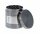 Black Leaf Pollinatorgrinder - 4tlg. mit Auswurf - D 63 mm H 67 mm - Grau