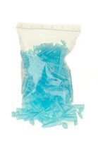 Reaktionsgefäß 1,5ml mit Deckel - 100er Pack - Transparent/Blau