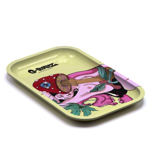 G-Rollz Rolling Tray - Mushroom Lover - 17,5x27,5 cm - Small