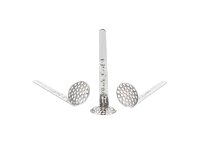3er Paket Hängesiebe Stahl "Black Leaf" High Quality 15 mm