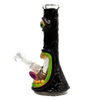 Grace Glass Glasbong 18,8er - Monster Halloween - H 32 cm D 50 mm WS 7 mm - ICE