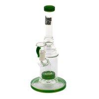 Thug Life Glasbong 14,5er - Barrel Green Perc - H 23 cm D 22 mm