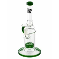 Thug Life Glasbong 14,5er - Barrel Green Perc - H 23 cm D 22 mm