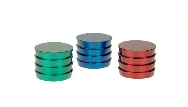 Pollinatorgrinder - 4tlg. D 43 mm H 34 mm - Pagode - versch. Farben