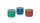 Pollinatorgrinder - 4tlg. D 43 mm H 34 mm - Pagode - versch. Farben