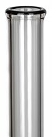 G-Spot Zylinder Eis Cloursection H 50 cm D 50 mm WS 5 mm NS 18,8er Panzerschliff - Schwarz