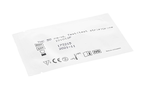 Urintest - THC - Sensitiv 50ng/ml - 1 Teststreifen