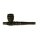 Holzpurpfeife - mit Kickloch - geschnitzt L 10,5 cm - Dunkel/Schwarz