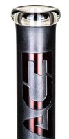 Grace Glass Glasbong 18,8er auf 29,2er - Satinated Series Red- H 50 cm D 50 mm
