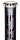 Grace Glass Glasbong 18,8er auf 29,2er - Satinated Series Red- H 50 cm D 50 mm