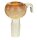 Glaskopf "Reptil" Amber gemustert 18,8er