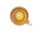 Glaskopf "Reptil" Amber gemustert 18,8er