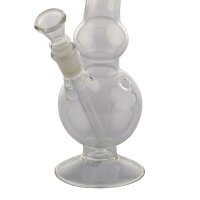 Glasbong Greenline 12,5er H 20 cm D 24 mm - Doppel Bauch