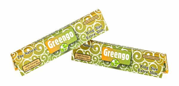 Greengo - unbleached - King Extra Size Slim - 33 Blättchen