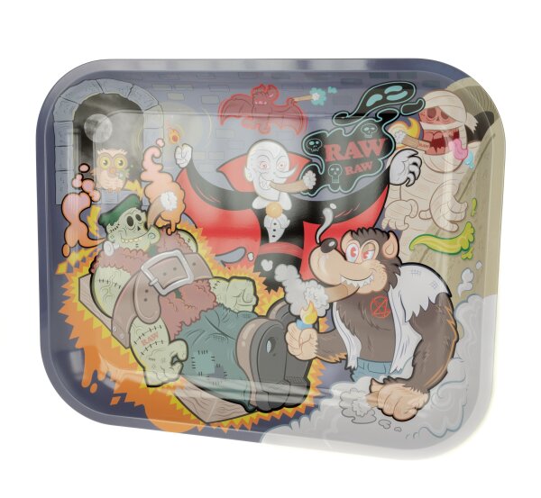 RAW Rolling Tray "Monster Sesh" - 34x27,5 cm - Medium