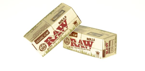 RAW Organic Hemp Rolls - unbleached - King Size - 3 Meter (extra breit)