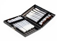 Zigarettenetui in Rimowa-Optik Aluminium - Schwarz