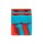 Silikondose "Legostein" 3x3 cm Farbe: Blau/Rot
