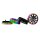 Grace Glass Pollinator Grinder - Amsterdam Schriftzug seitlich + Sichtfenster - D 63 mm - Rainbow