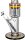 Blaze Glasbong "Totem" 18,8er/14,5er Borosilikatglas H 49 cm D 75/71 mm 10-Arm Percolator Kickloch Eis