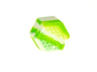 Heisenberg Silikondose - Hexa (Honigwabe) - D 48 mm - Grün Weiß