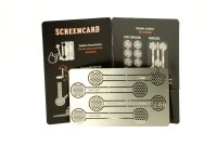 Scorpio Screencard Edelstahlsiebe - Premium - 4x 12 mm - Hängesiebe