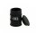 Silikondose "Ölfass" H 57 mm D 40 mm - Schwarz
