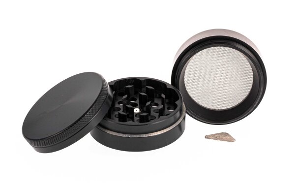 Pollinator Alugrinder "Eloxiert" 4 tlg. H 40 mm D 56 mm - Anthrazit