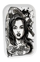 Rolling Tray - Tattoo Girl - 27,5x17,5x2,5 cm - Small