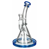 Black Leaf Glasbong - Trommelpercolator 14,5er H 22 cm - Blau