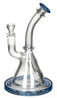 Black Leaf Glasbong - Trommelpercolator 14,5er H 22 cm - Blau