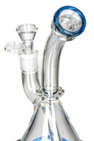 Black Leaf Glasbong - Trommelpercolator 14,5er H 22 cm - Blau