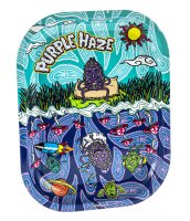 Rolling Tray "Best Buds Purple Haze" 18x14x1,5 cm - Mini