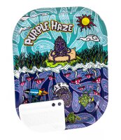 Rolling Tray "Best Buds Purple Haze" 18x14x1,5 cm - Mini