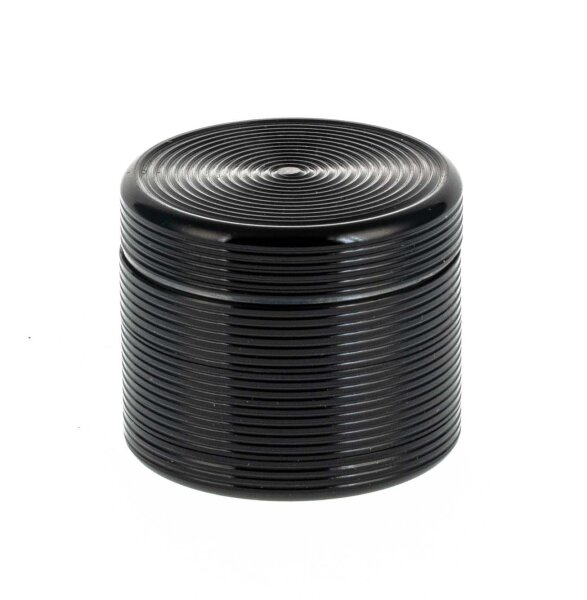 Metallgrinder "Ripped" Pollinator/Sieb H 33 mm D 35 mm - Schwarz