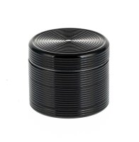 Metallgrinder "Ripped" Pollinator/Sieb H 33 mm D 35 mm - Schwarz