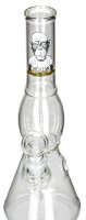 Greenline Glasbong 12,5er - Monkey - H 19 cm D 24 mm mit DoppelBauch