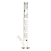 Thug Life Glasbong - 29,2er auf 18,8er Labz 3x Baum Percolator - H 59 cm D 62 mm - ICE