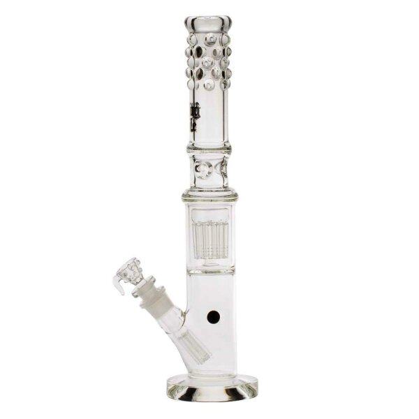 Thug Life Glasbong - 29,2er auf 18,8er Labz 1x Baum Percolator - H 30 cm D 50 mm - ICE