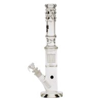 Thug Life Glasbong - 29,2er auf 18,8er Labz 1x Baum Percolator - H 30 cm D 50 mm - ICE