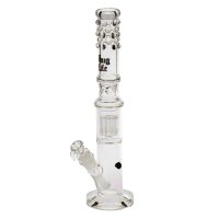 Thug Life Glasbong - 29,2er auf 18,8er Labz 1x Baum Percolator - H 30 cm D 50 mm - ICE