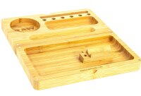 RAW Rolling Tray "Bamboo Flip" 22x23,4x2 cm