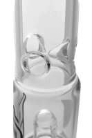 Heisenberg Glasbong 18,8er - Beaker - 8 Arm Percolator + Dome Percolator - H 44 D 125/60 mm WS 5 mm