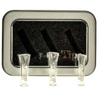 Black Leaf Glastips - 6/7/8 mm - 3Stk.