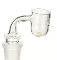 Oil Black Leaf Quarz Banger mit Perle 18,8er D 25/21 mm