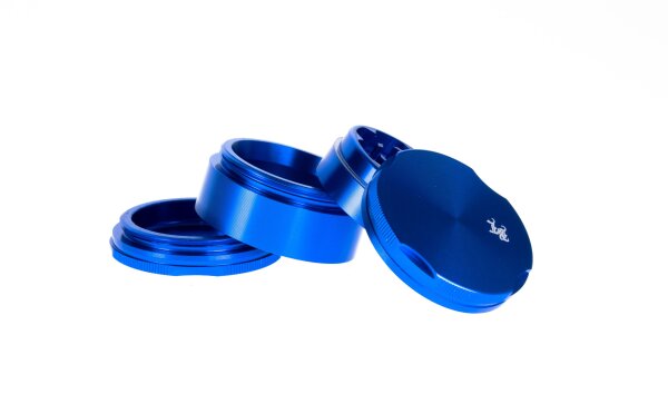 Black Leaf Alugrinder Pollinator / Sieb "New Edge" D 50 mm H 40 mm Farbe: Blau