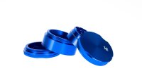 Black Leaf Alugrinder Pollinator / Sieb "New Edge" D 50 mm H 40 mm Farbe: Blau