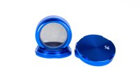 Black Leaf Alugrinder Pollinator / Sieb "New Edge" D 50 mm H 40 mm Farbe: Blau