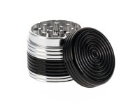 Pollinator Grinder Riffel Schwarz/Silber - D 38 mm