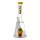 Thug Life Glasbong - 14,5er Percolator + Bauch - H 21 cm D 25 mm - Bunte/Gelbe Farbakzente